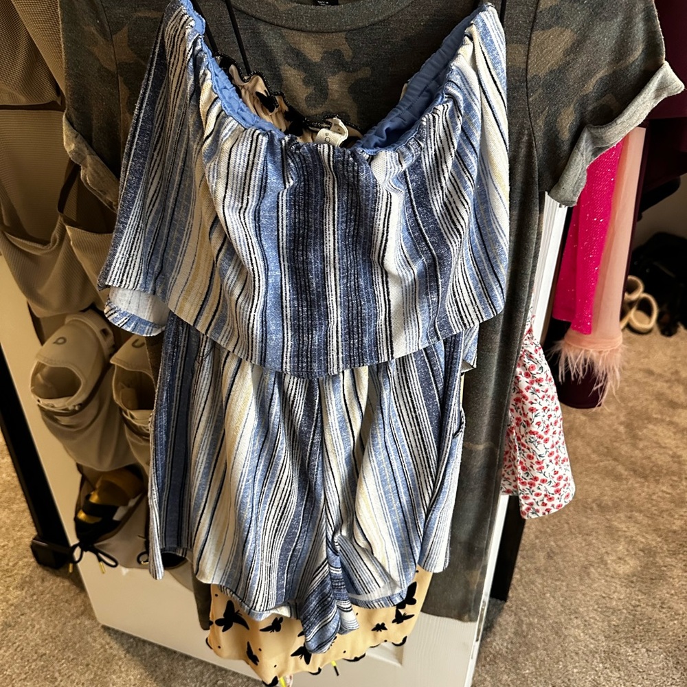 Blue romper